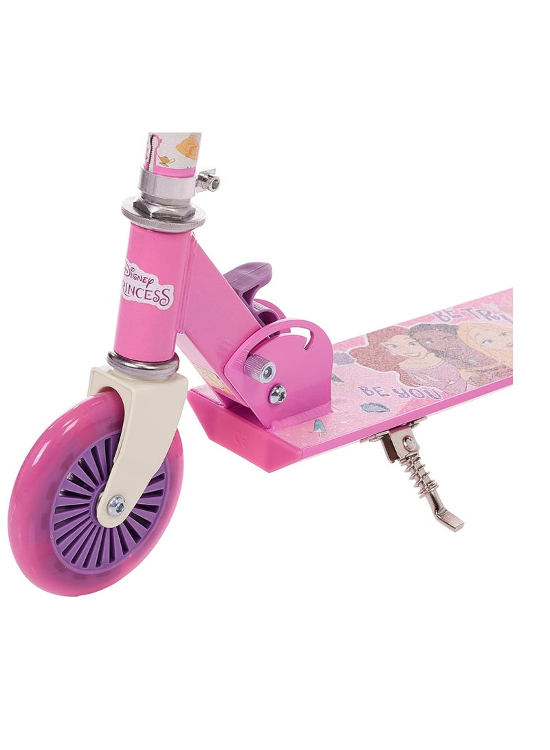 Princess 2 wheel Scooter - with LED light Pink, SP-7061