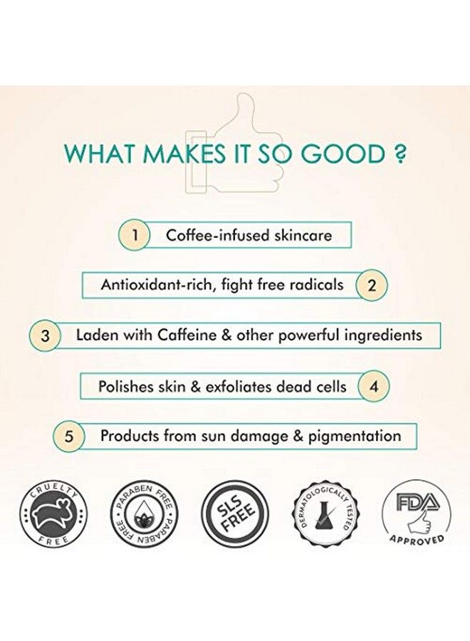 Daily Coffee Picks ; Deep Cleanse Sun Protection Relieves Dark Circles ; Face Wash Face Serum Under Eye Cream ; All Skin ; Paraben & Mineral Oil Free