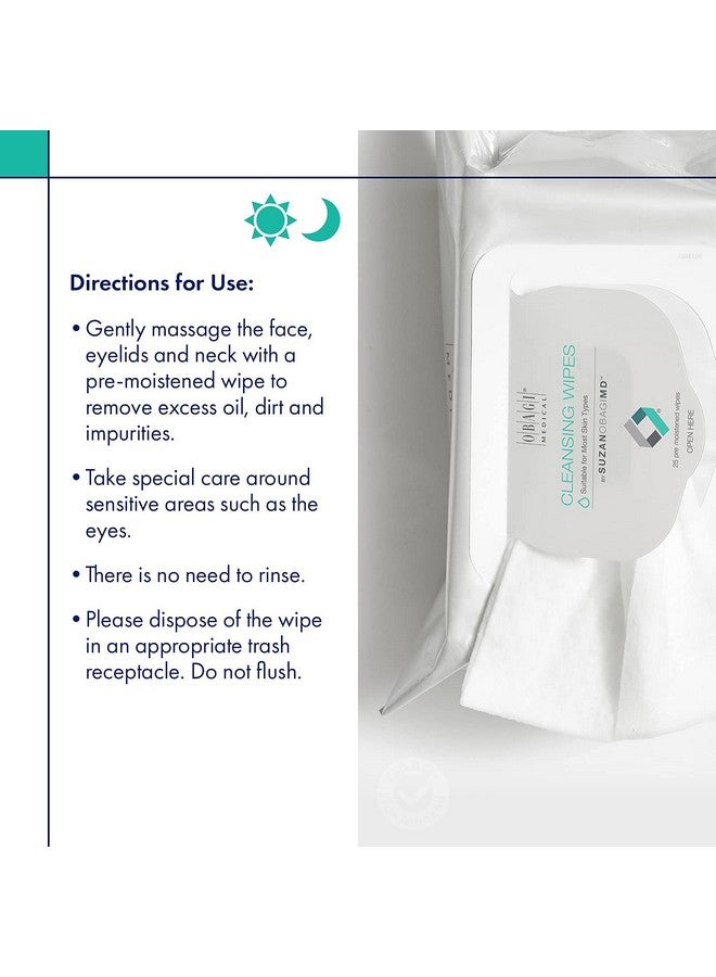 On The Go Cleansing And Makeup Removing Wipes 25 Count