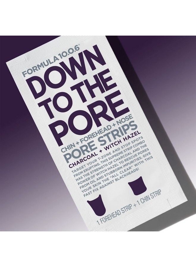 Down To The Pore Strips Pore Cleansing Strips Removes Blackheads & Clears Clogged Pores 6 Count
