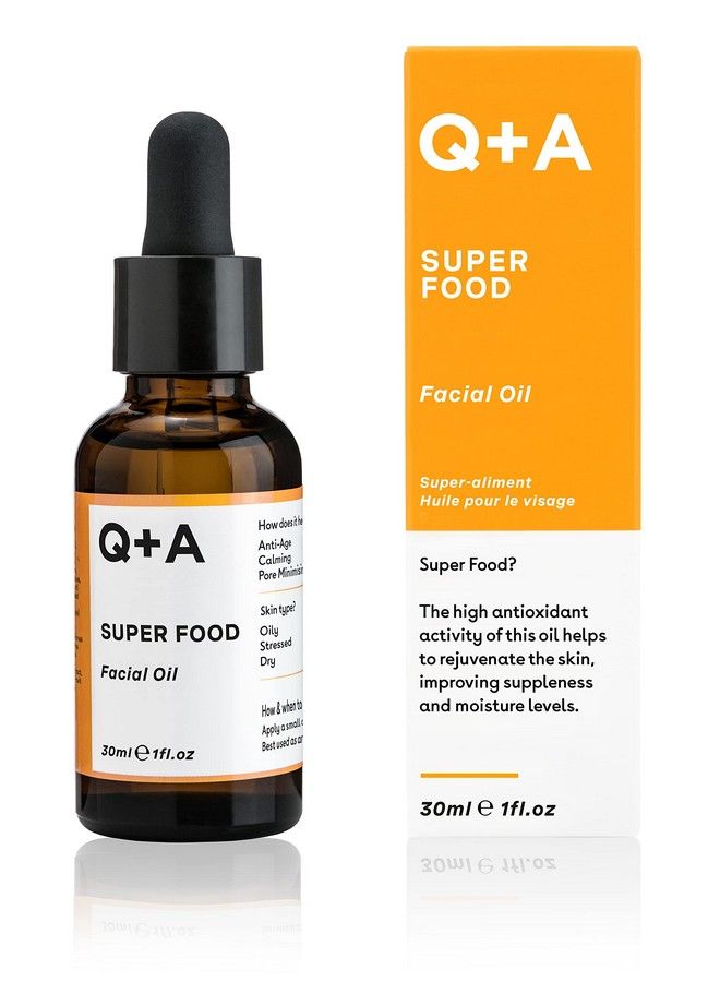 Super Food Facial Oil. A Complexion Enhancing Face Oil Packed With 100% Natural Ingredients. 30Ml/1Fl.Oz