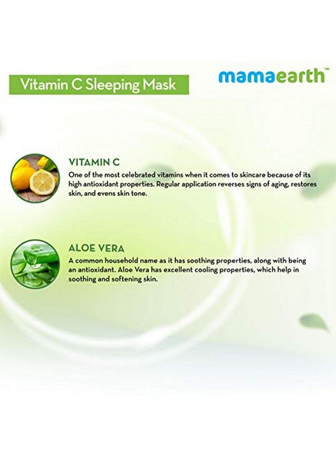 Vitamin C Sleeping Mask Night Cream For Women For Skin Illumination 100 G