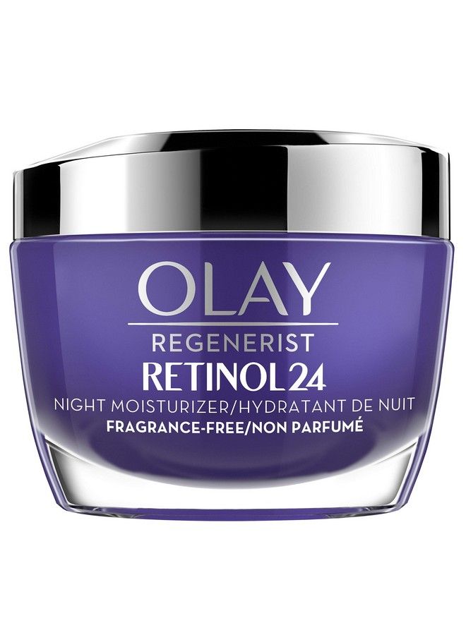 Regenerist Retinol 24 Night Moisturizer Cream Fragrance Free 1.7 Fl Oz