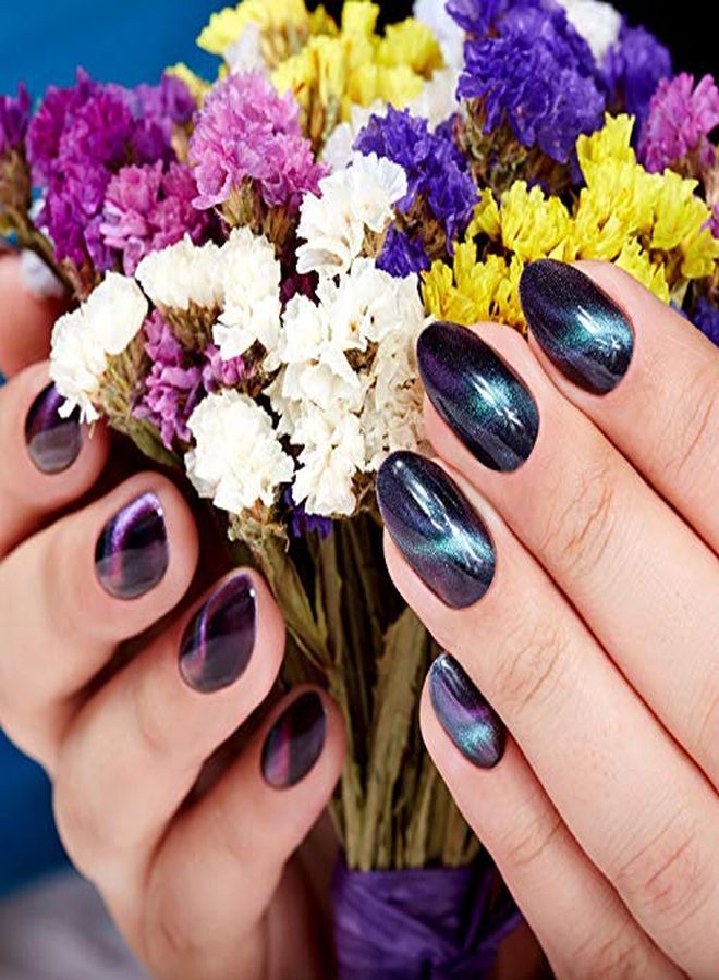 8 Pieces Magnetic Stick Magnet Plate Magnet Set For Born Pretty Effect Magnetic Gel Nail Polish Art Diy Tool