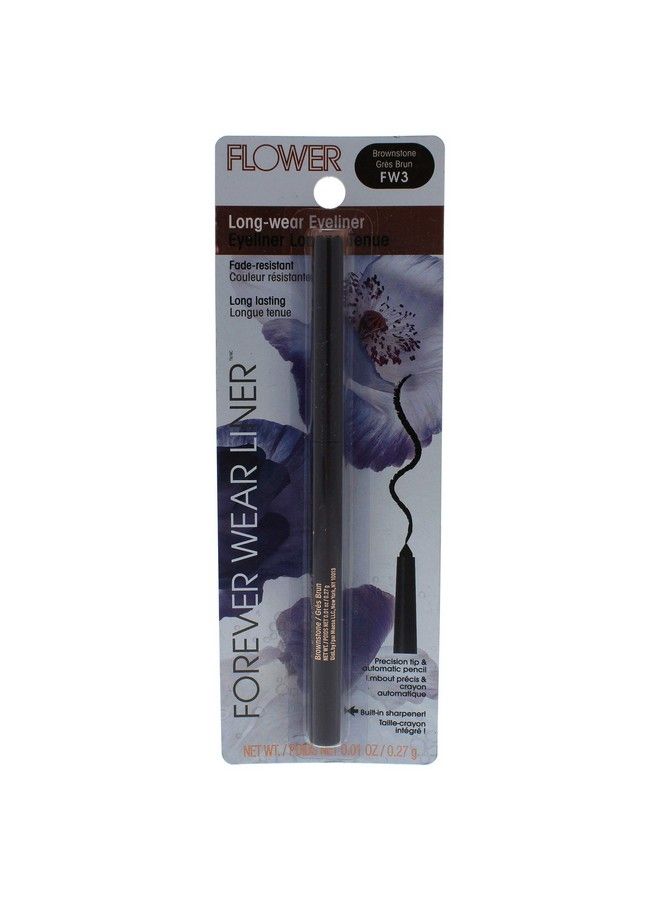 Forever Wear Long Wear Eyeliner Pencil Long Lasting FadeResistant Smooth Application Retractable Eye Liner (Forever Brownstone)