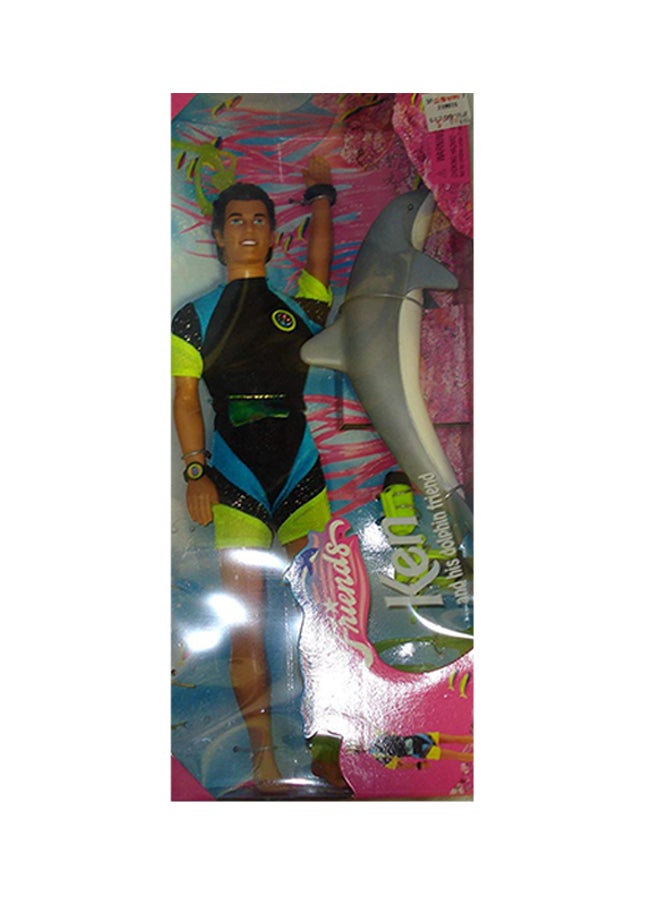 Ken And His Dolphin Friend Doll