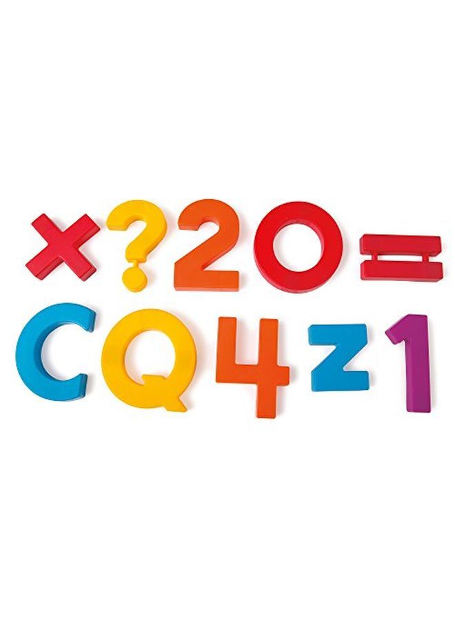 Multicolored Uppercase & Lowercase Alphamagnets And Mathmagnets Set Of 214 Uppercase & Lowercase Magnetic Letters Numbers Punctuation & Math Symbols Magnetic Alphabet & Magnetic Numbers Ages 3+