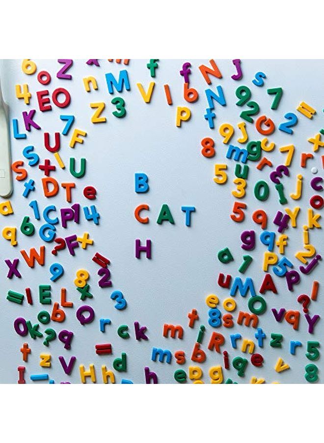 Multicolored Uppercase & Lowercase Alphamagnets And Mathmagnets Set Of 214 Uppercase & Lowercase Magnetic Letters Numbers Punctuation & Math Symbols Magnetic Alphabet & Magnetic Numbers Ages 3+