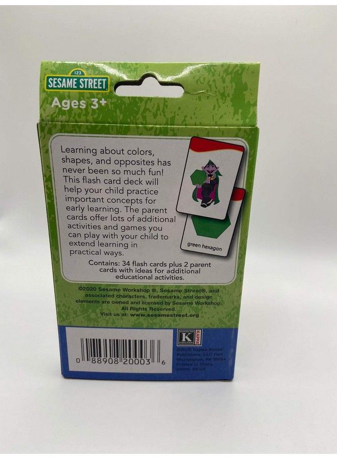 Sesame Street Colors, Shapes & More Flash Cards 2015