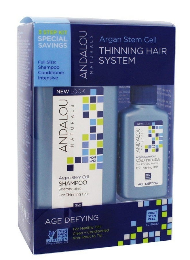 Age Defying Hair Thinning Treatment System 3 Piece Kit Conditioner Shampoo 11.5 Ounce