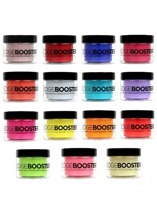 Edge Booster Strong Hold Waterbased Pomade 3.38Oz Lemon Berry Scent