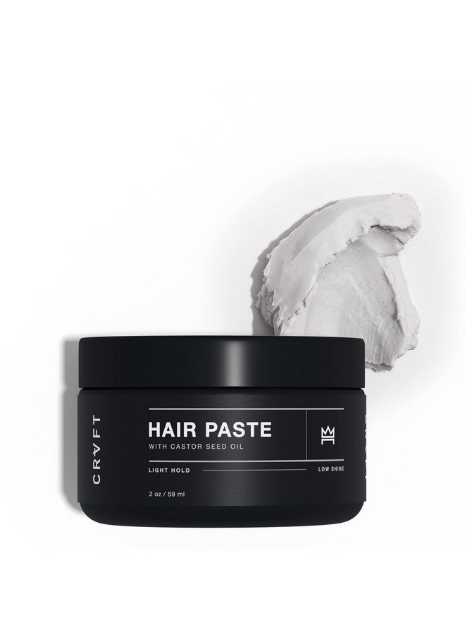 Crvft Hair Paste 2Oz ; Light Hold/Low Shine [Matte] ; Add Volume Texture & Definition ; Ideal For All Hair Types & Lengths ; Lightweight [Dry Paste] Styler ; Made In The Usa ; Paraben & Sulfate Free