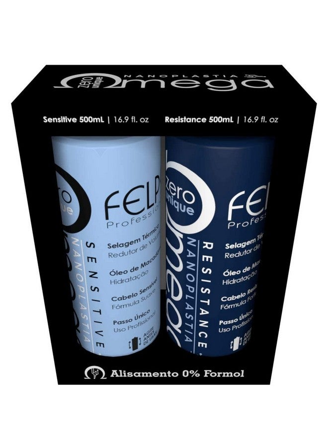 Felps Omega Zero Unique Nanoplastia Resistance & Sensitive Smoothing Duo Kit (2 X 500 Ml)