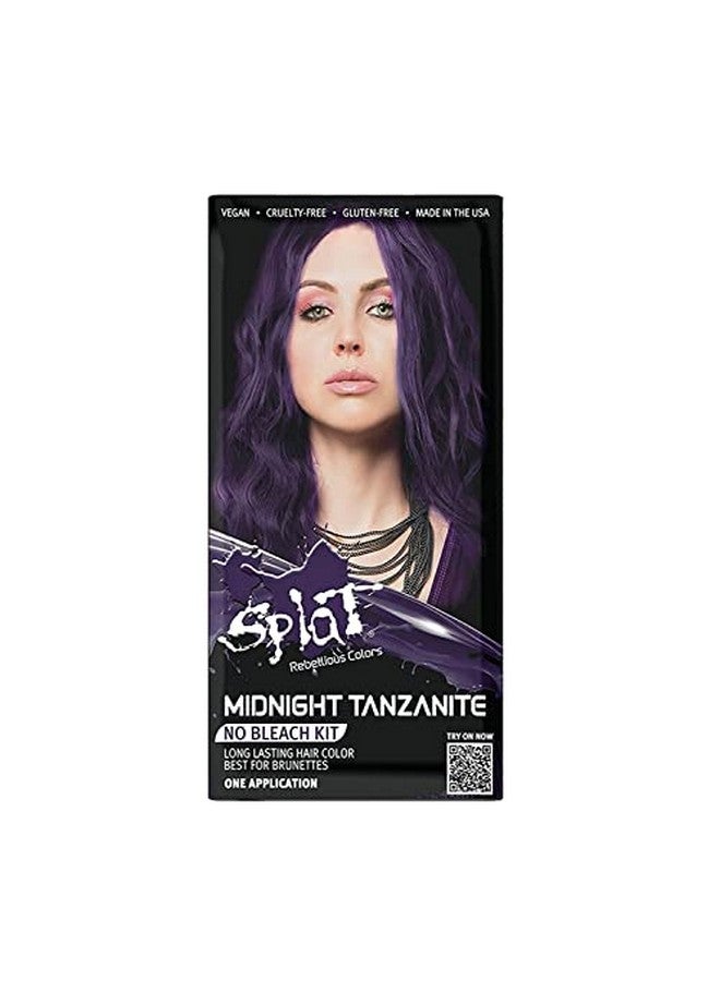 ; Midnight Complete Kit ; Hair Dye ; Semipermanent ; Long Lasting ; Vegan And Crueltyfree (Midnight Tanzanite)