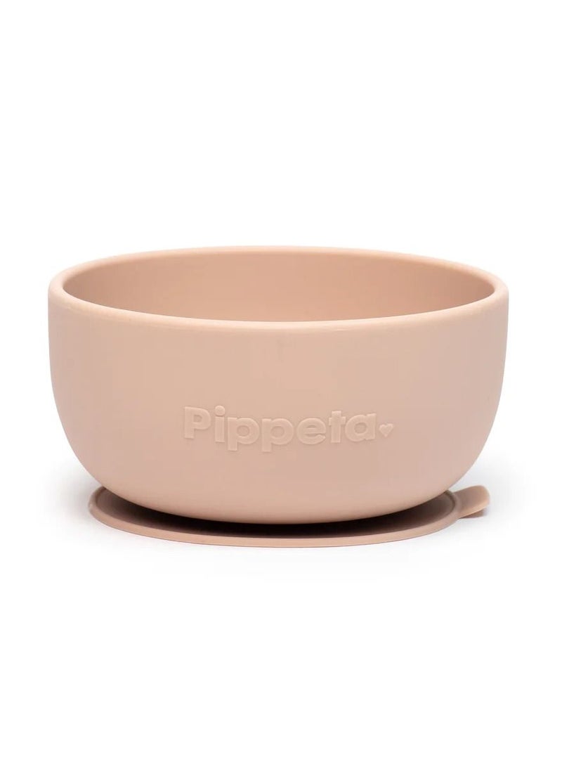Pippeta Silicone Suction Bowl For Infant - Ash Rose