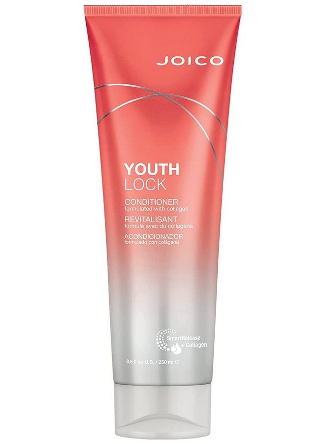 Youthlock Shampoo & Conditioner Set Formulated With Collagen ; Youthful Body & Bounce ; Reduce Breakage & Frizz ; Free Of Sls/Sles Sulfates