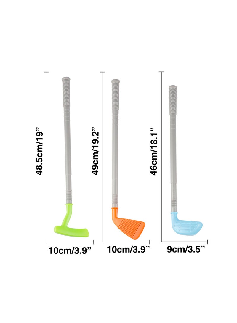 Kids Simulation Indoor Outdoor Golf Playset for Children