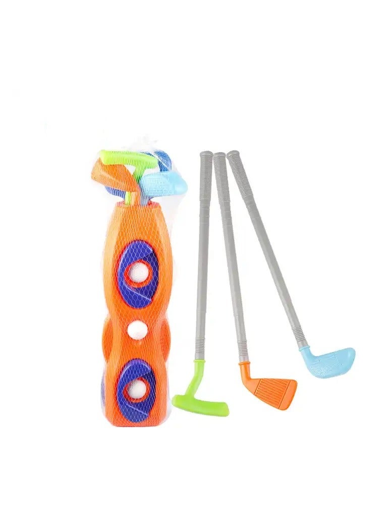 Kids Simulation Indoor Outdoor Golf Playset for Children
