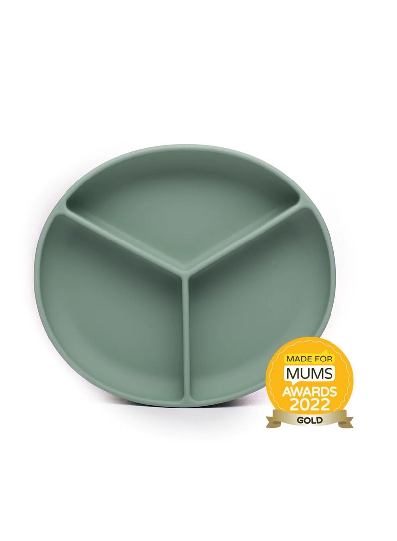 Pippeta Silicone Suction Plate For Infant - Meadow Green
