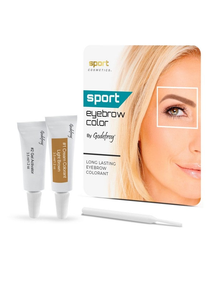 Eyebrow Color For Women, 20 Application Kit, Light Brown