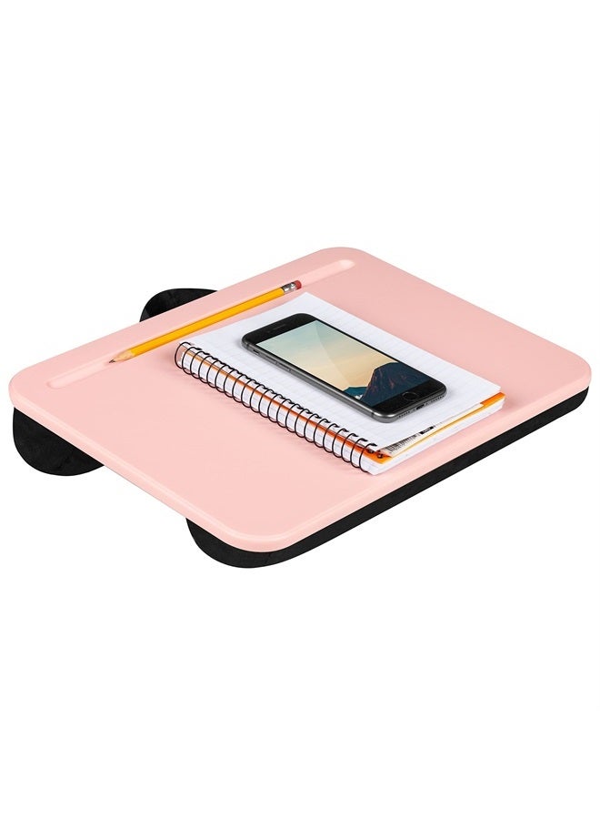 Compact Lap Desk - Rose Quartz - Fits up to 13.3 Inch Laptops - Style No. 43104