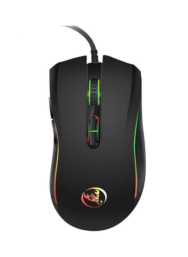 A869 Wired Gaming Optical Mouse Black