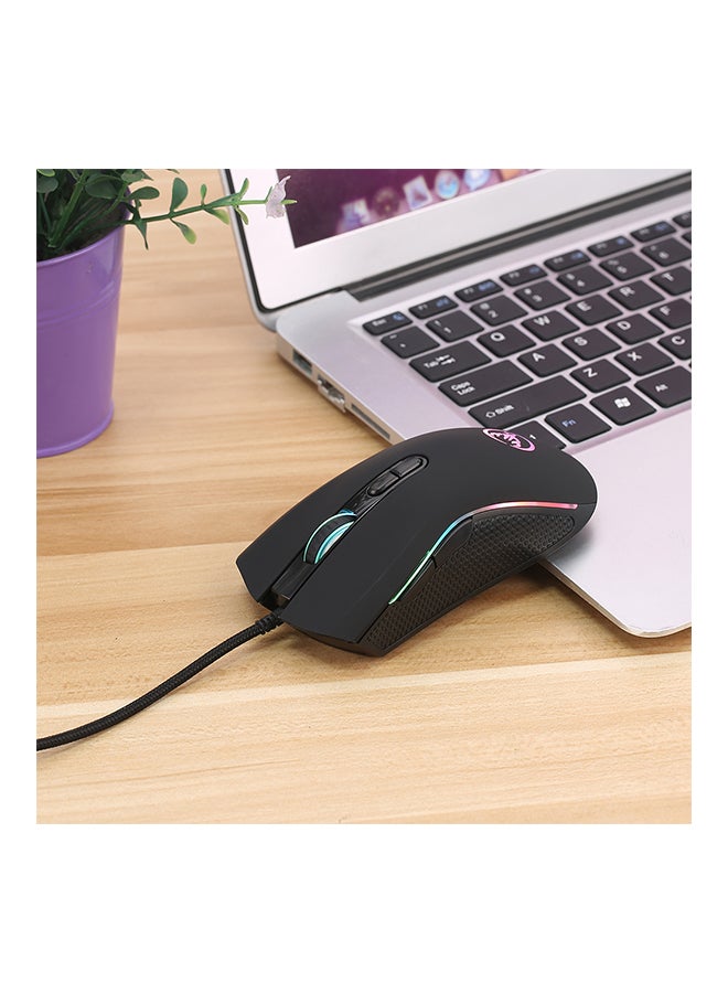 A869 Wired Gaming Optical Mouse Black