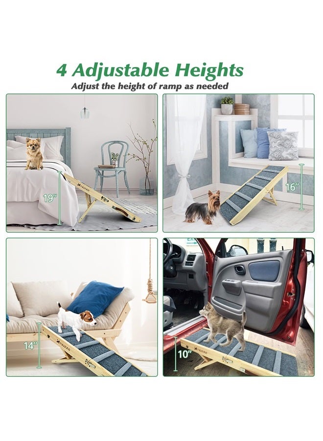 Dog Ramps for Small Dogs, 4 Adjustable Height 10