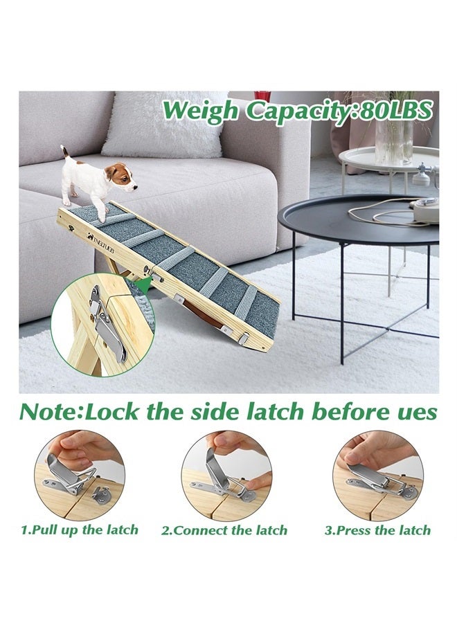 Dog Ramps for Small Dogs, 4 Adjustable Height 10