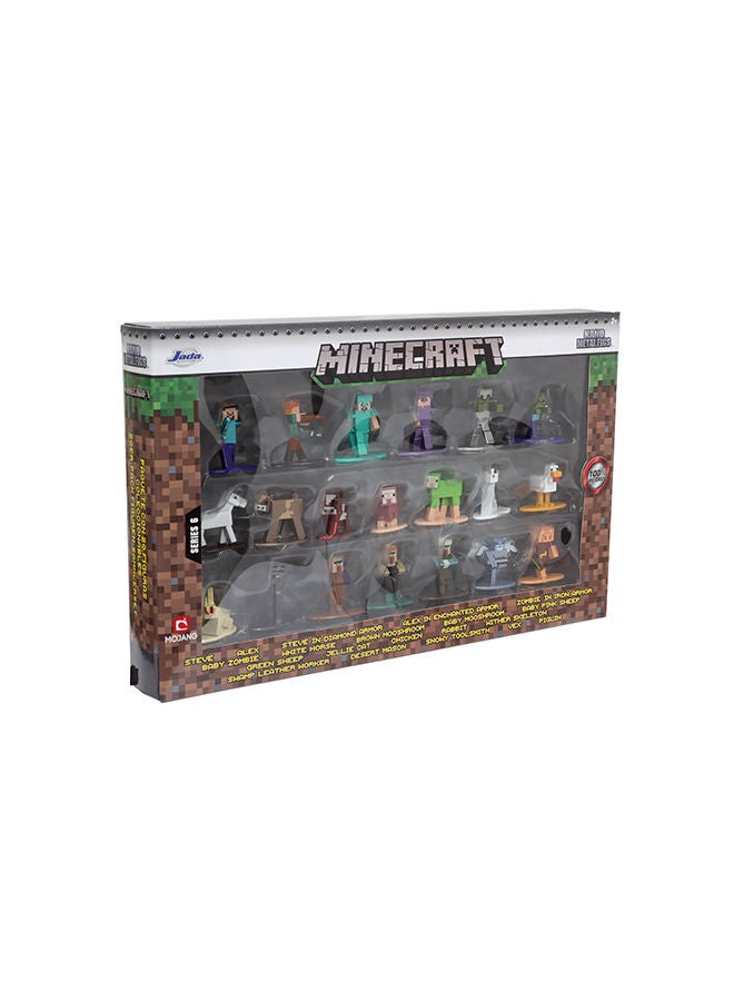 Minecraft Multi Pack Nano Figures,wave 7 - 1:65 18pcs