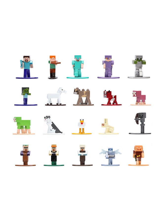 Minecraft Multi Pack Nano Figures,wave 7 - 1:65 18pcs