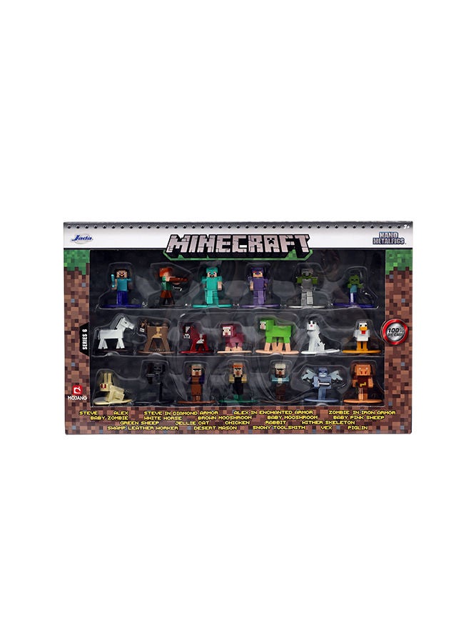 Minecraft Multi Pack Nano Figures,wave 7 - 1:65 18pcs