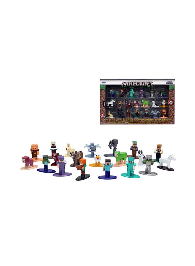 Minecraft Multi Pack Nano Figures,wave 7 - 1:65 18pcs