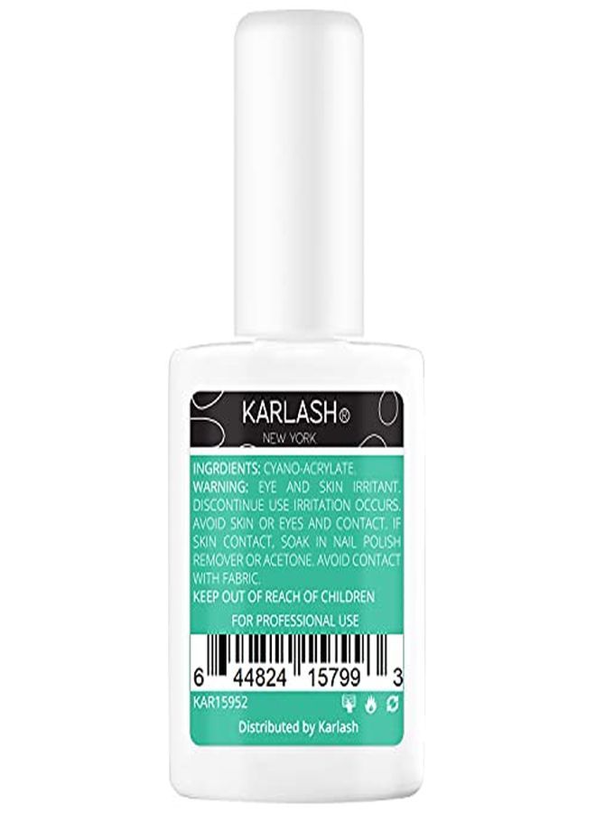 Professional Dip System Brush On Glue Gel 0.5 Oz & Resin Gel Glue Activator 1 Oz.