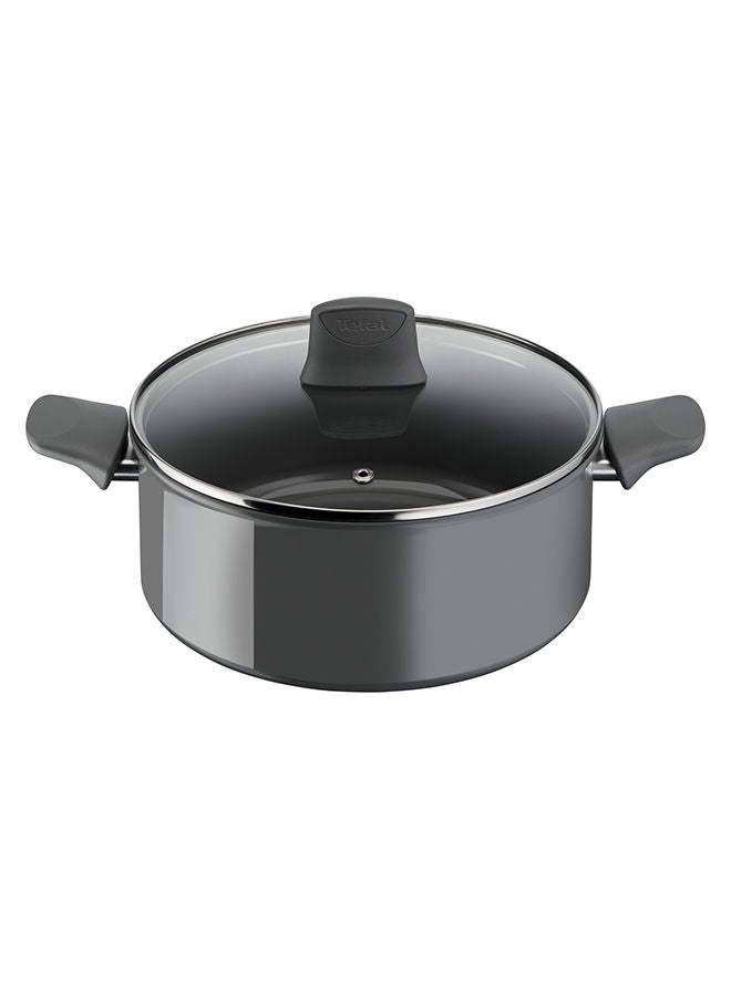 Tefal Renewal Cooking Pot 24 Cm Non-Stick Ceramic Coating Eco-Designed Recycled Healthy Cooking Stewpot Thermo-Signal™ Safe Cookware Made In France All Stovetops Including Induction