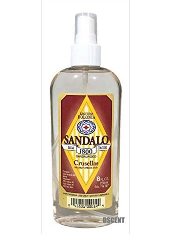 Sandalwood 1800 Cologne 8 Fl Oz w/Pump Spray