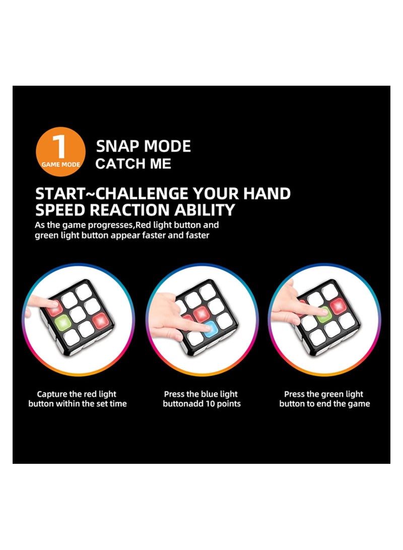 COOLBABY Kids Light and Music Rubik Cube Multifunction Puzzle Game Cube Flashing Cube Electronic Brain and Memory Games for Kids Sensory Fidget Toy