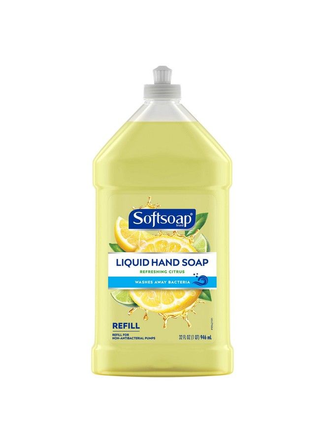 Liquid Hand Soap Refill Refreshing Citrus With Lemon Scent 32 Fluid Ounce