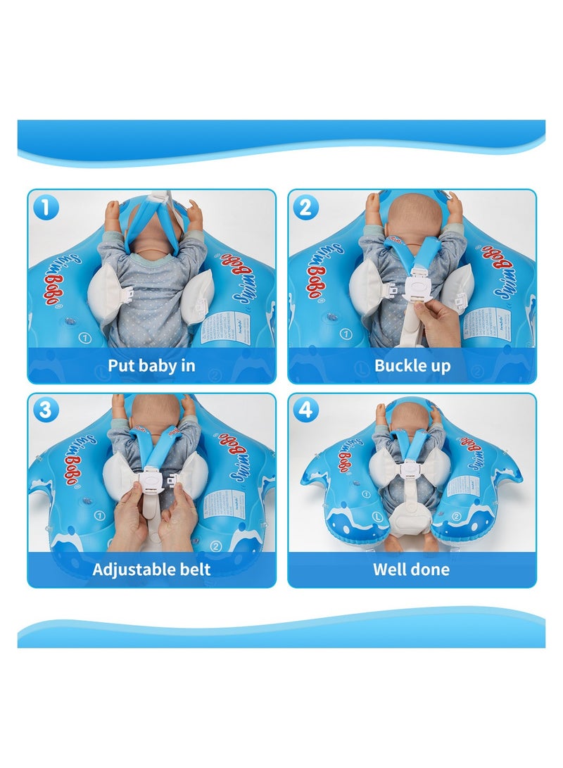 Baby Swimming Float Baby Swimming Float with Canopy Swimming Pool Float Inflatable Swim Rings Baby Seat Boat Size L