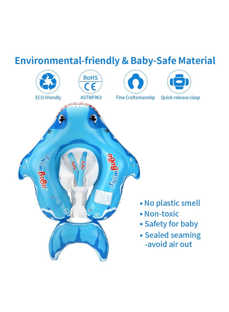 Baby Swimming Float Baby Swimming Float with Canopy Swimming Pool Float Inflatable Swim Rings Baby Seat Boat Size L