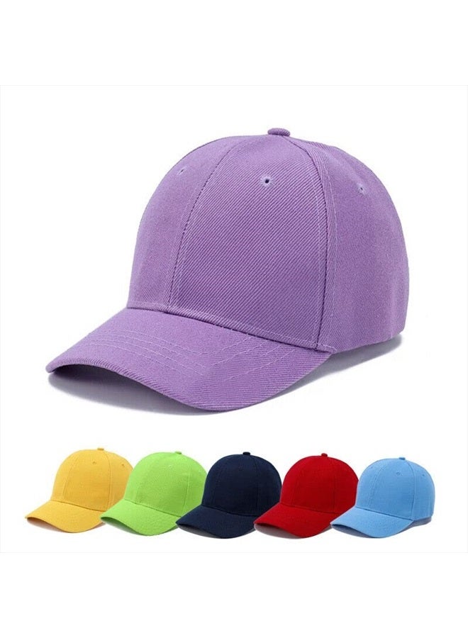 Kids Boy Girl Baseball Cap Hat Soft Lightweight Adjustable Size for 2-9 Years (Blue)