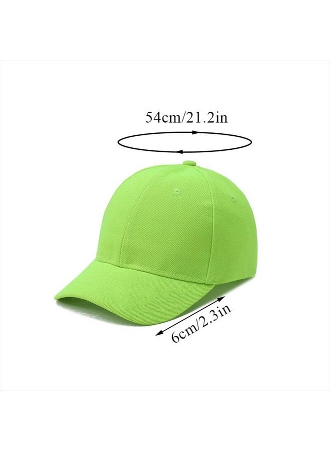 Kids Boy Girl Baseball Cap Hat Soft Lightweight Adjustable Size for 2-9 Years (Blue)