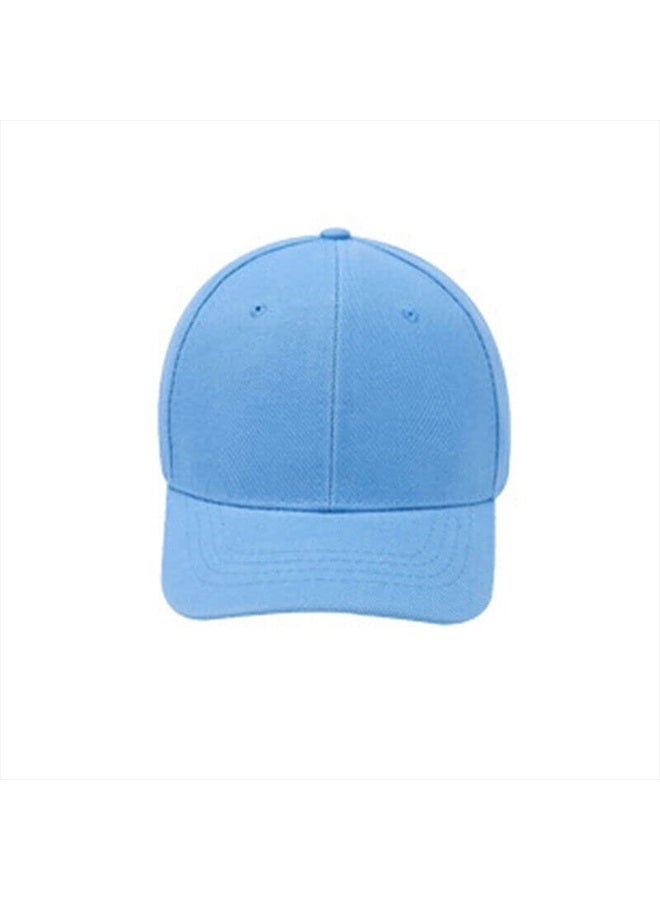 Kids Boy Girl Baseball Cap Hat Soft Lightweight Adjustable Size for 2-9 Years (Blue)