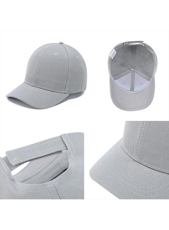 Kids Boy Girl Baseball Cap Hat Soft Lightweight Adjustable Size for 2-9 Years (Blue)