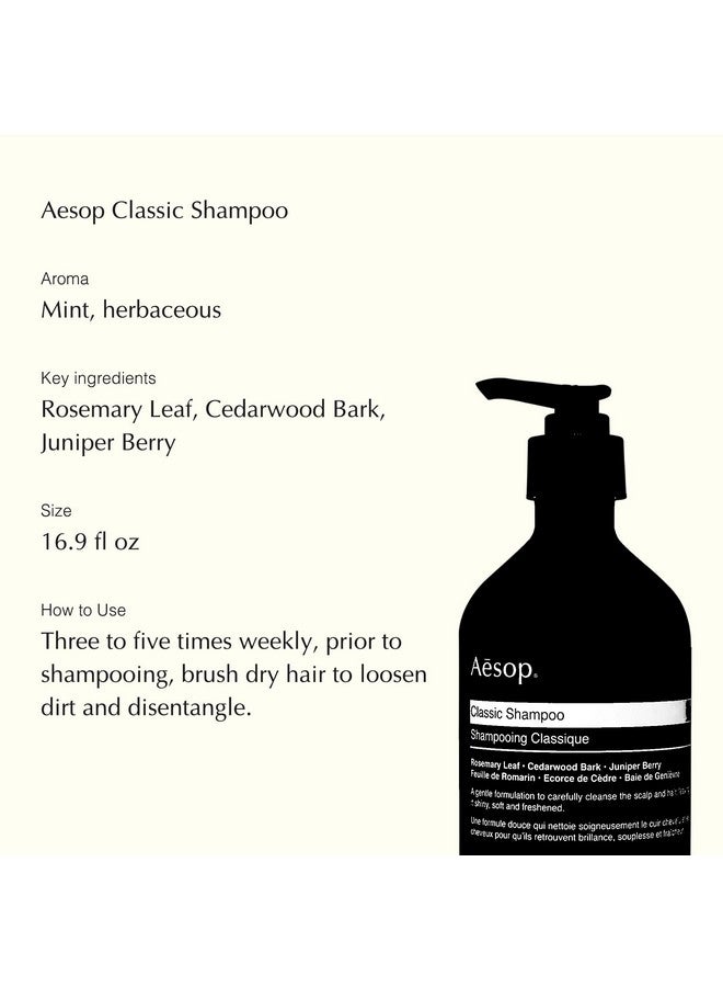 Classic Shampoo & Conditioner ; 16.9 Fl Oz ; Paraben Crueltyfree & Vegan