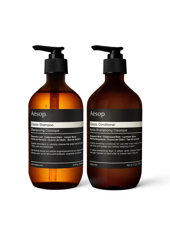 Classic Shampoo & Conditioner ; 16.9 Fl Oz ; Paraben Crueltyfree & Vegan