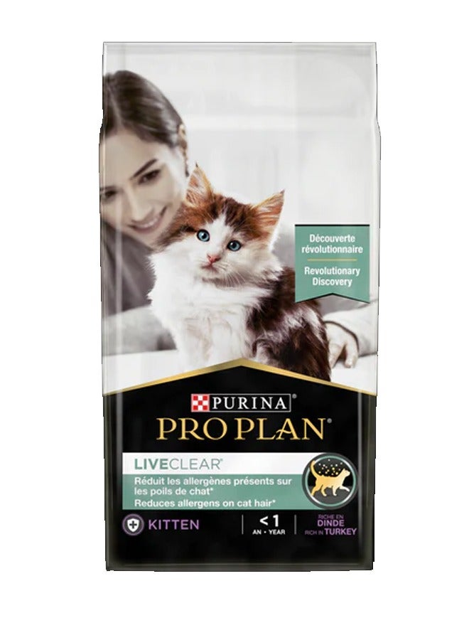 Pro Plan Liveclear Kitten DTE Turkey - 1.4kg