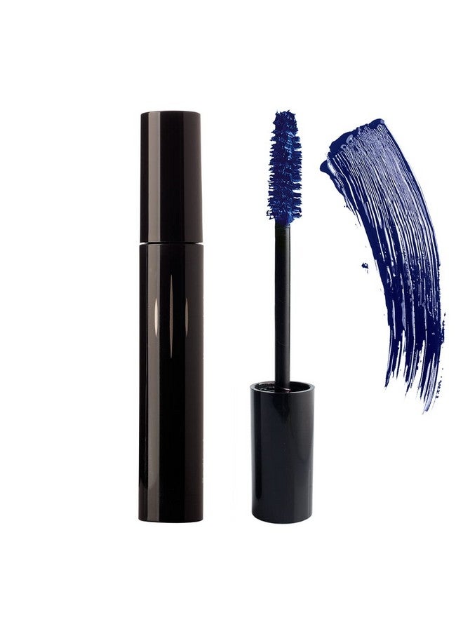 Radiant Professional Magna Lash Mascara Volume And Curl Silicone Brush Deep Color Smudge Proof Lengthening Lashes Cruelty Free Natural Wax For Healthy Eyelashes 0.43 Ounces Midnight Blue