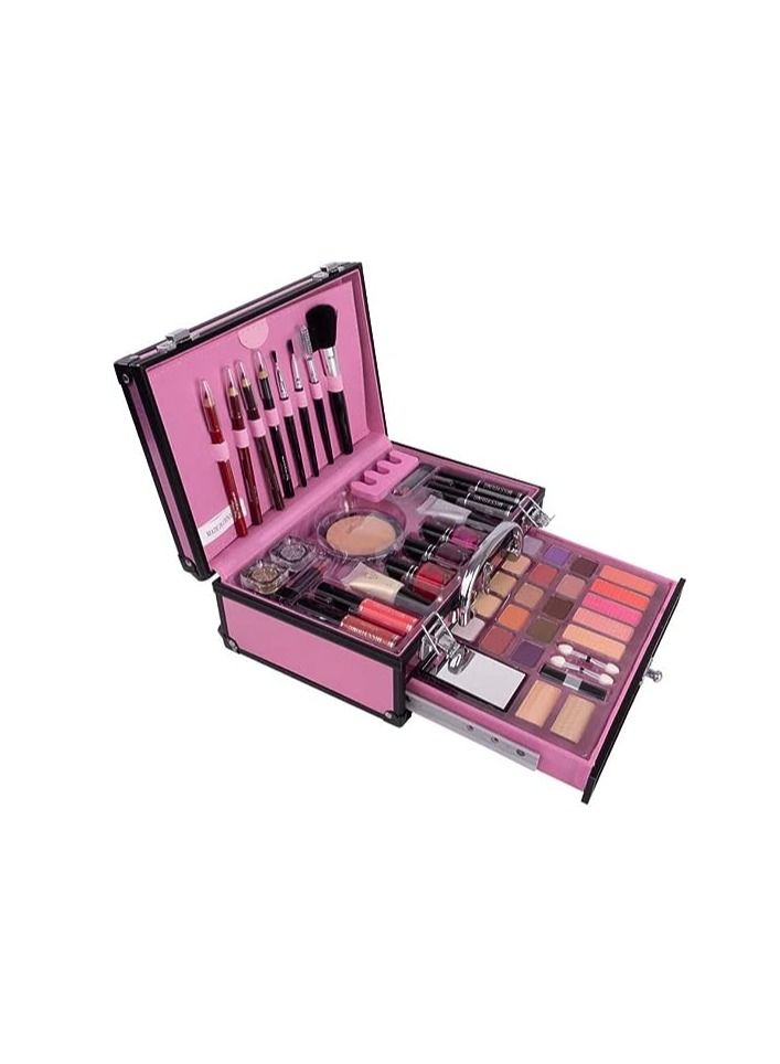 Make up Gift Set Makeup Kit for Women Full Kit Essential Starter Bundle Include Eyeshadow Palette Lipstick Blush Foundation Concealer Face Powder Mascara Lipgloss Brush (STYLE 1)
