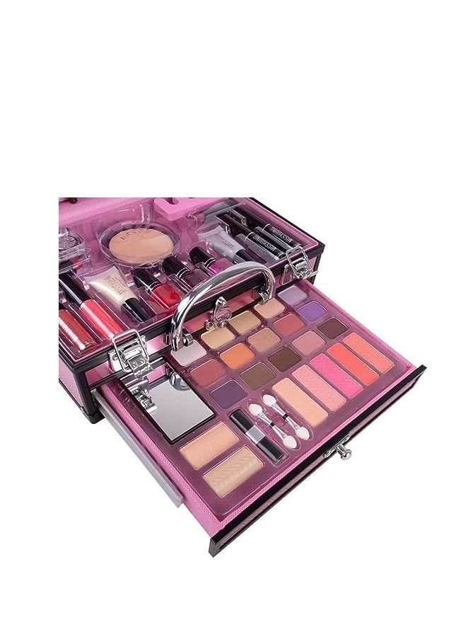 Make up Gift Set Makeup Kit for Women Full Kit Essential Starter Bundle Include Eyeshadow Palette Lipstick Blush Foundation Concealer Face Powder Mascara Lipgloss Brush (STYLE 1)